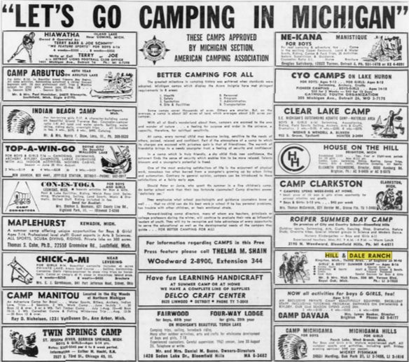 Hill and Dale Ranch - May 1962 (newer photo)